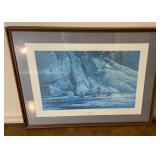 Numbered Ogden Pleissner print published by the