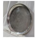Randolph Sterling silver 10" Harvard presentation