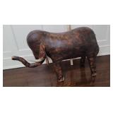 large Leather elephant (stool??) 2