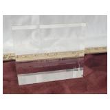 Heavy Steuben block - No man