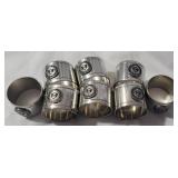 Set 8 Fredonia University napkin rings