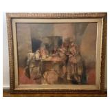 Roger Blaquiere modernist painting on canvas