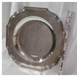 Sterling silver platter - Christofle France -