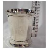 Monogrammed sterling silver mint julep cup