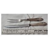 2nd Sterling silver Tiffany carving set - knife
