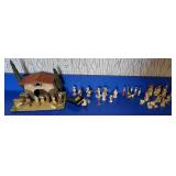 Nativity Scene and Christmas Minitures (some