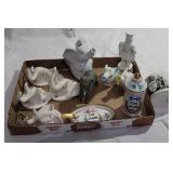 Box - elephants, Italy mug, etc