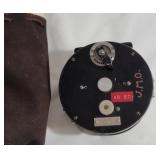 Fish reel by B.E. Bogdan, Nashua NH - black