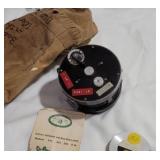 Fish reel by B.E. Bogdan, Nashua NH - etched