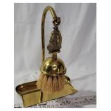 Brass Butler pan with brush