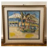 Artist signed mixed media - double sided -