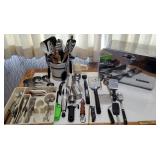 breadbox and Kitchen Utensils in Kitchen