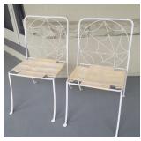 Spider web patio chairs