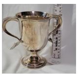 English sterling silver loving cup dated 1782-83