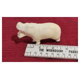 Ivory hippopotamus