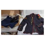 Marine corps jacket, hat, etc - room 2