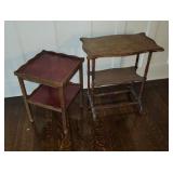 2 End stands - needs refinishing