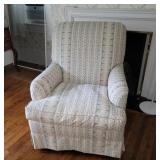 Down filled upholstered chair - nice