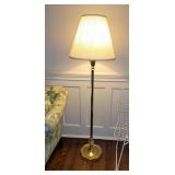 Brass floor lamp