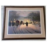 Signed & numbered G Harvey print An Evening with