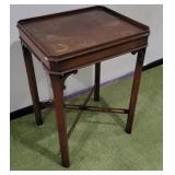 Mahogany end stand 19"16"26"