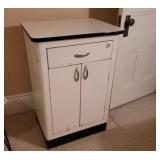 Tin 2 door 1 drawer deco cabinet