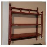 3 tier wall shelf 30"9"35"