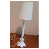 Milk glass lamp