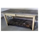 2 drawer table 71"32"34"