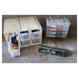 Parts cabinets and socket set