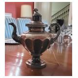 11 1/2" sterling silver handmade coffee pot