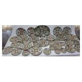 Set Rose Medallion China. 19th century -