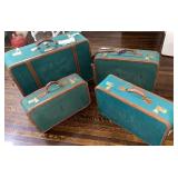 4pcs vintage luggage - great for decoration