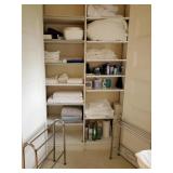 Contents of Master Bath Linen Closet, includes 2