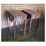 2x$ Flint and Horner drop leaf end tables