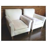 2x$ down filled chairs 2 -Nice upholstery in house