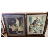 2x$ - 1st lot - 2 Norman Rockwell prints Freedom