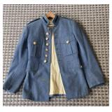 Amory Houghton blue military jacket - a little