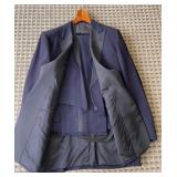 James W. Bell navy 3 piece tuxedo - Size  XL??