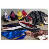 Box of misc Graduation attire in an old Saks 5th