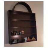 Dome top wall hanging shelf