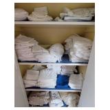 Contents of upstairs linen closet to the right