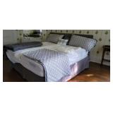 NICE King size bed with split mattress and all the