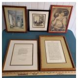 Framed Pics and poems