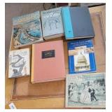 Box of books - includes punch cartoons, stories