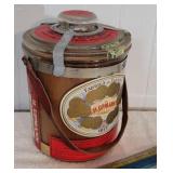 Wooden lined glass humidor