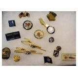 Group of political and other pins