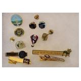 Group of pins - incl gold filled corning,