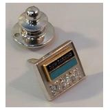 14k and diamond Dow Corning pin