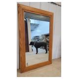 Oak mirror 48"31"
